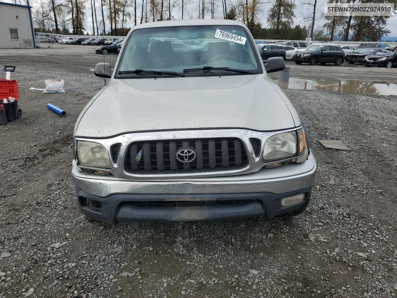 2002 Toyota Tacoma Xtracab VIN: 5TEWN72N02Z074910 Lot: 76969454