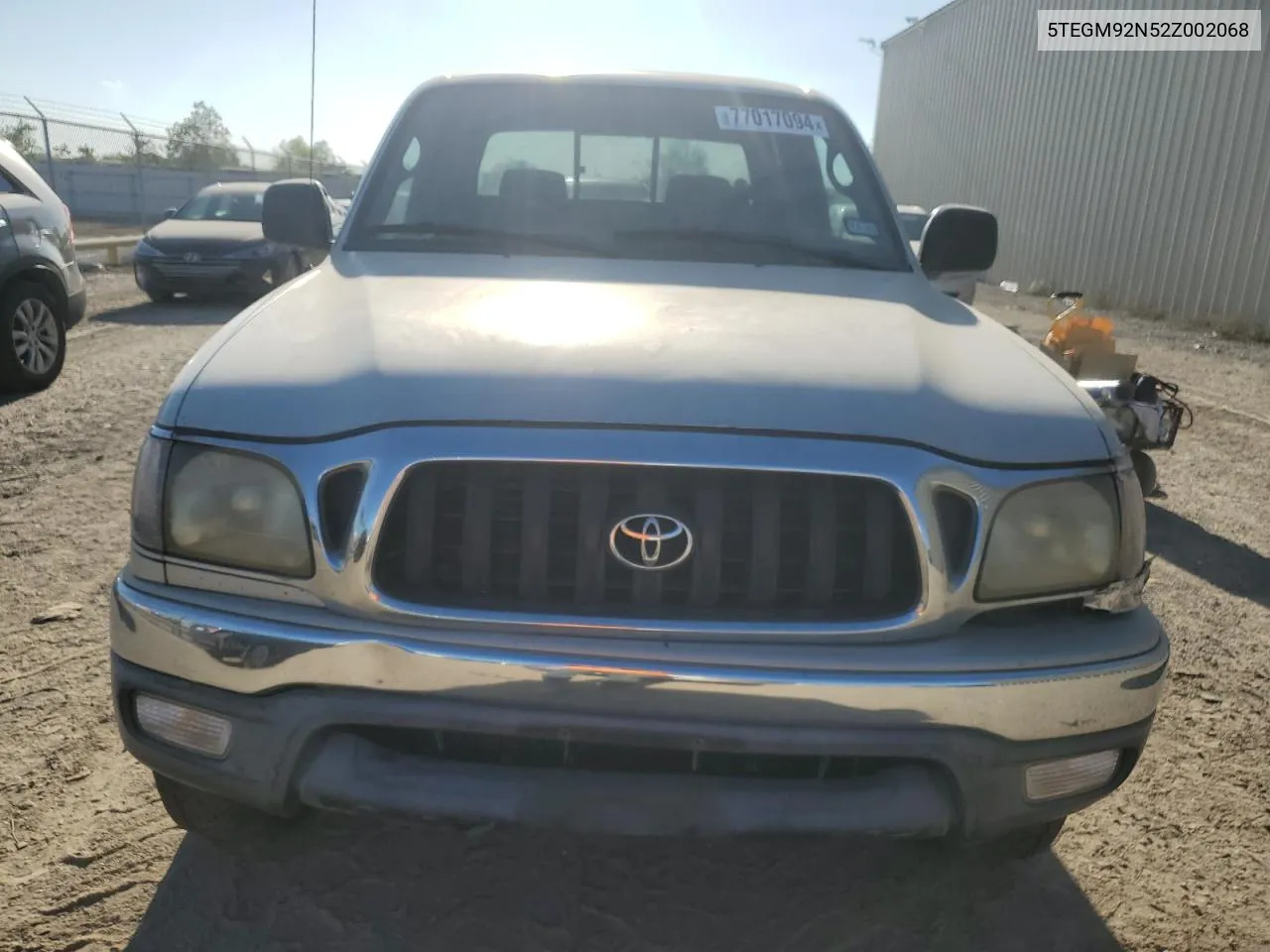 2002 Toyota Tacoma Double Cab Prerunner VIN: 5TEGM92N52Z002068 Lot: 77017094