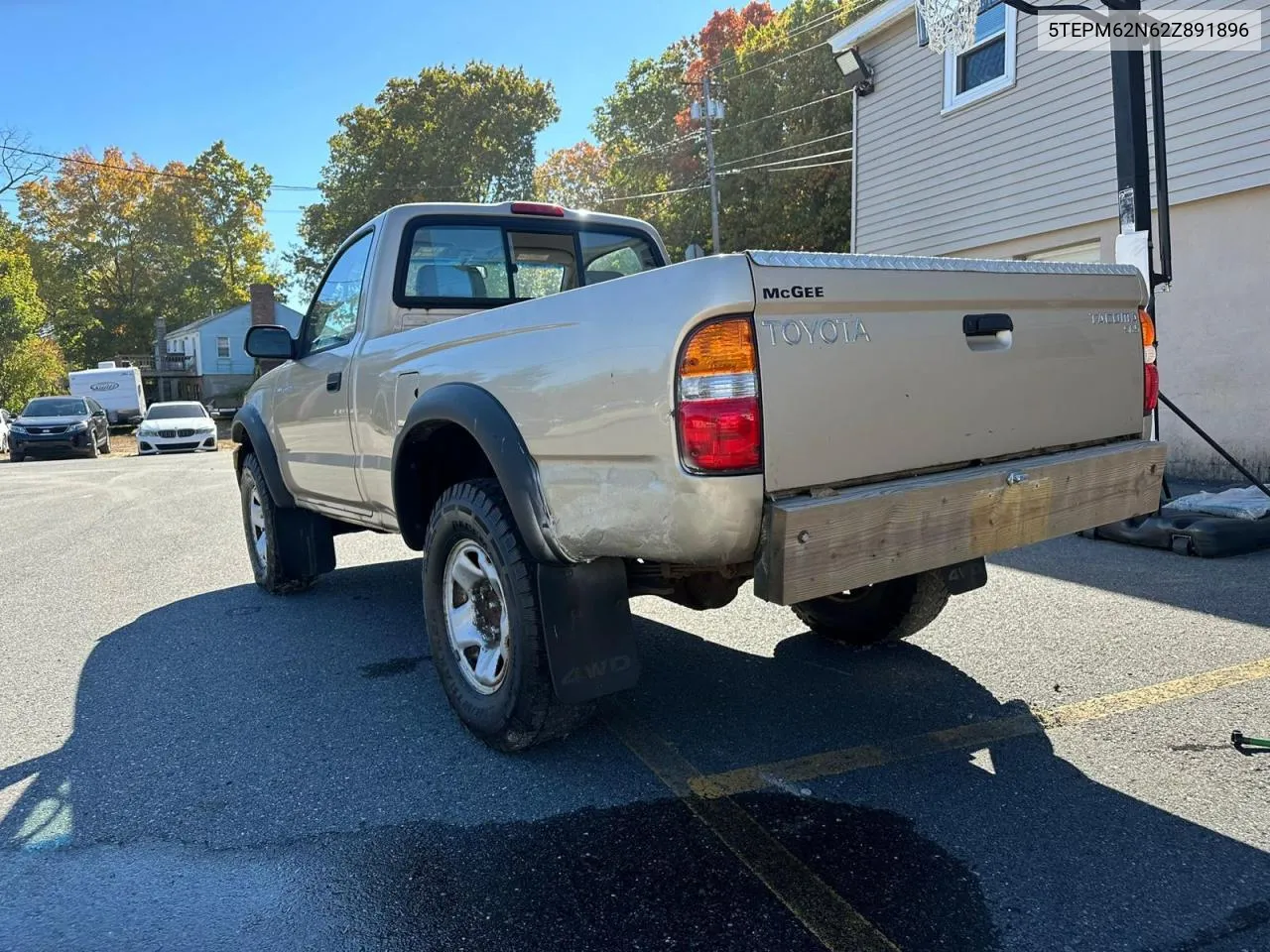 2002 Toyota Tacoma VIN: 5TEPM62N62Z891896 Lot: 77148224