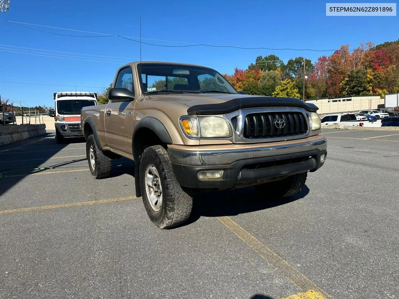 2002 Toyota Tacoma VIN: 5TEPM62N62Z891896 Lot: 77148224