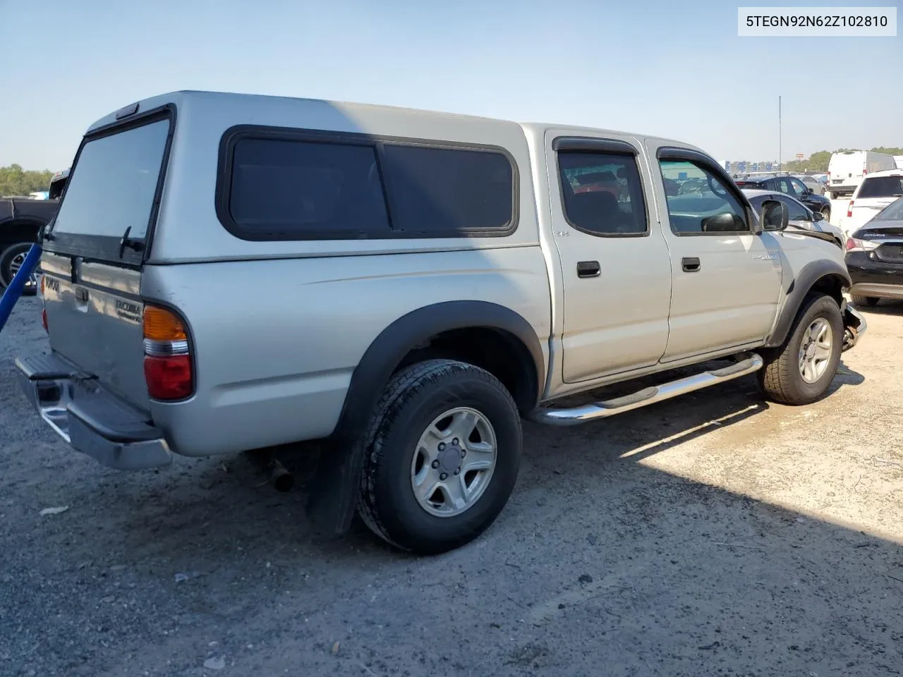 2002 Toyota Tacoma Double Cab Prerunner VIN: 5TEGN92N62Z102810 Lot: 77359754