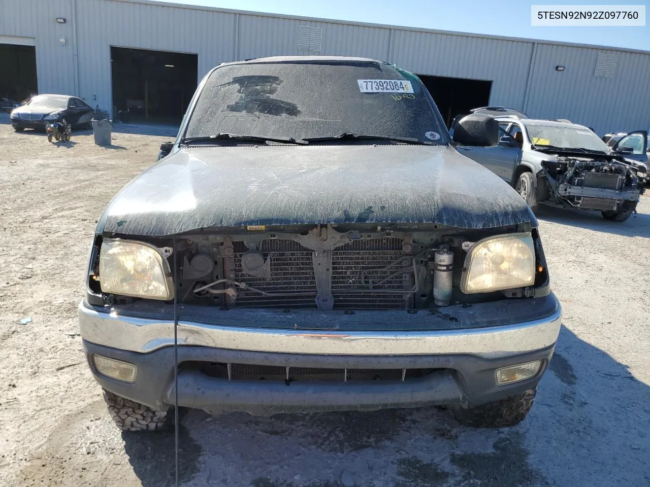 2002 Toyota Tacoma Xtracab Prerunner VIN: 5TESN92N92Z097760 Lot: 77392084