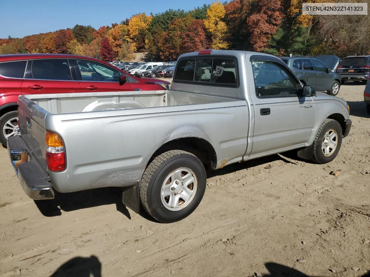 2002 Toyota Tacoma VIN: 5TENL42N32Z141323 Lot: 77439644