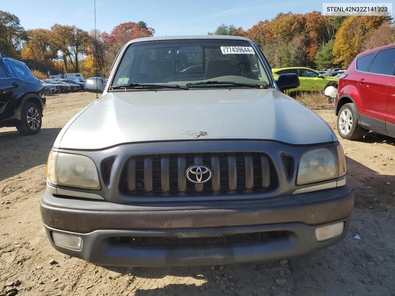 2002 Toyota Tacoma VIN: 5TENL42N32Z141323 Lot: 77439644