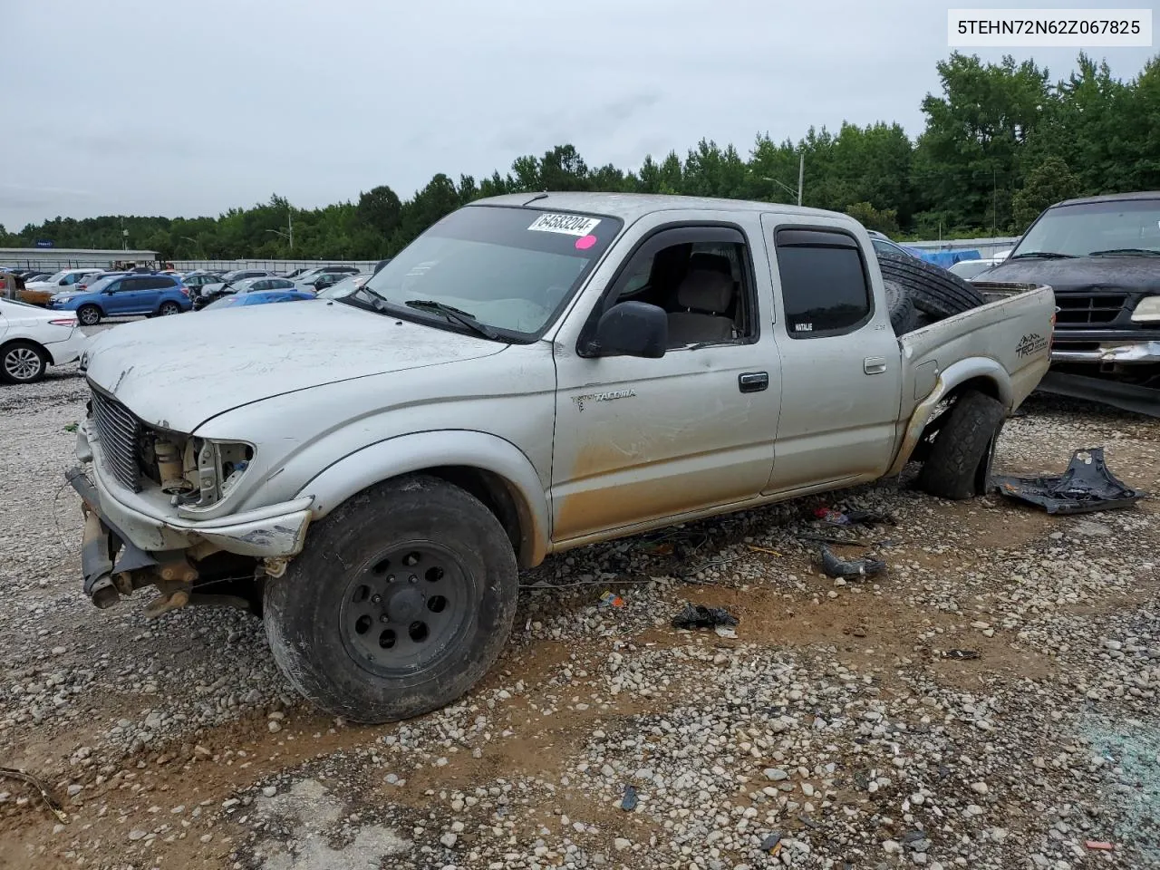 2002 Toyota Tacoma Double Cab VIN: 5TEHN72N62Z067825 Lot: 77761344