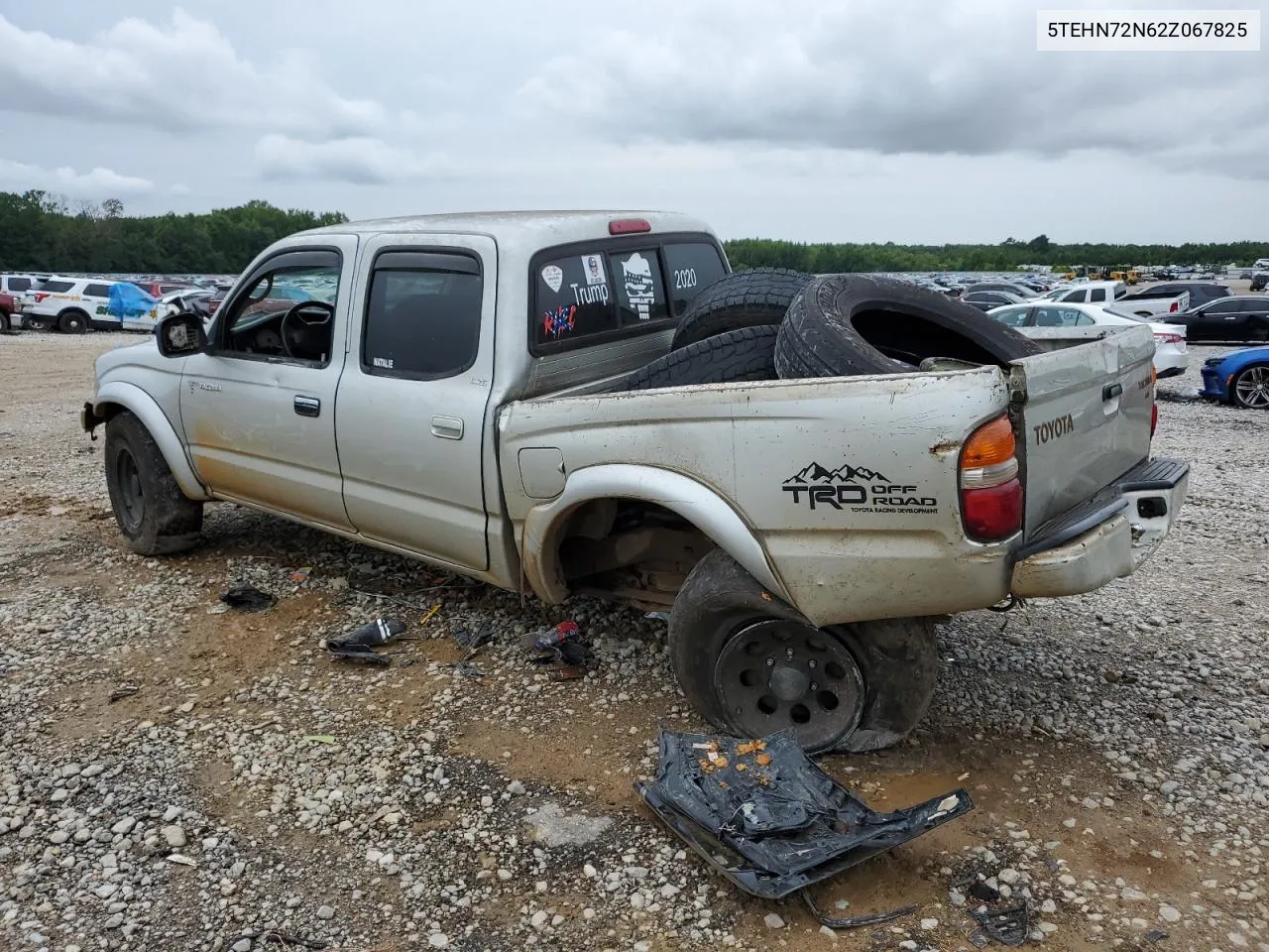 2002 Toyota Tacoma Double Cab VIN: 5TEHN72N62Z067825 Lot: 77761344