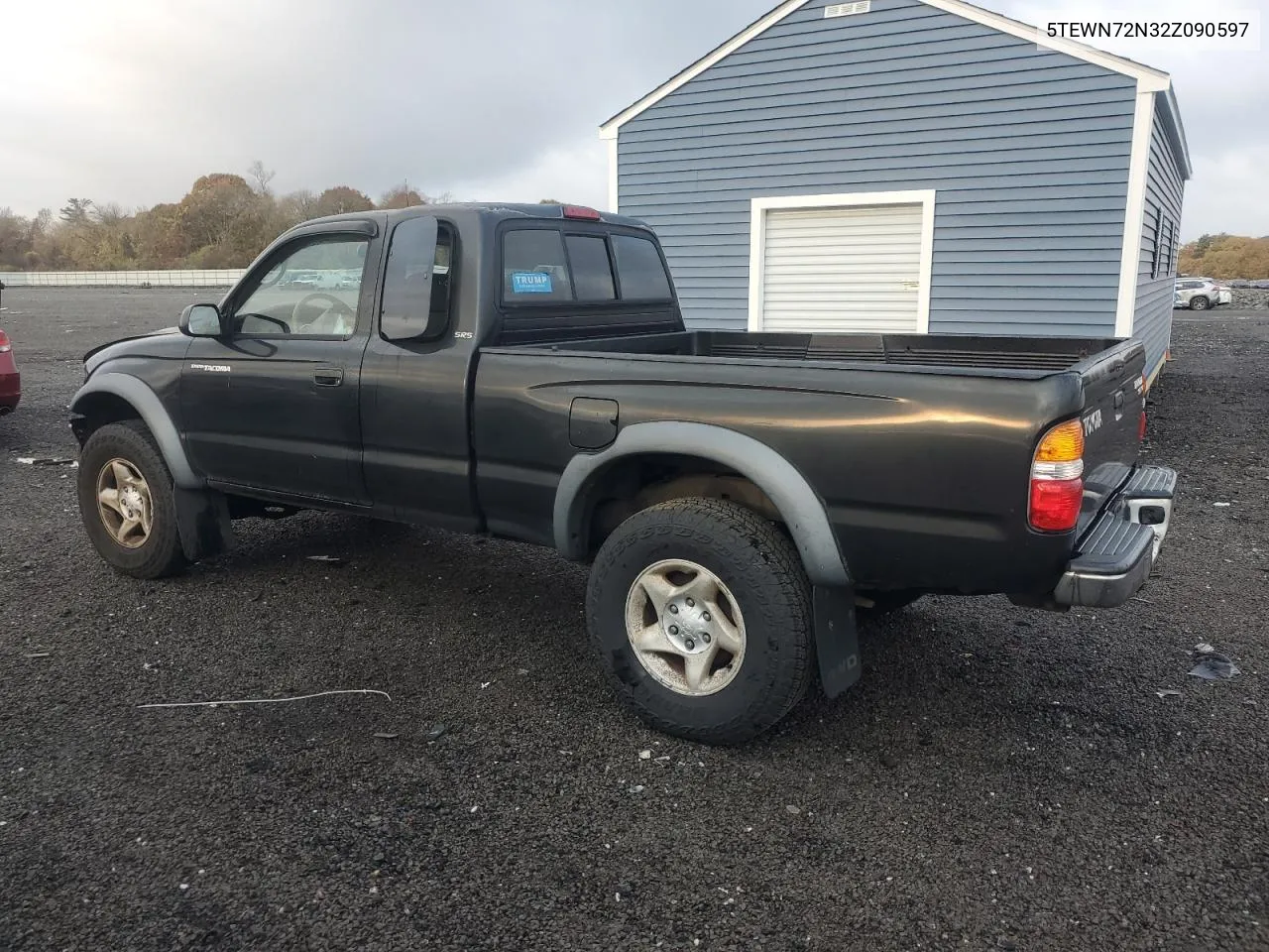 2002 Toyota Tacoma Xtracab VIN: 5TEWN72N32Z090597 Lot: 78410564