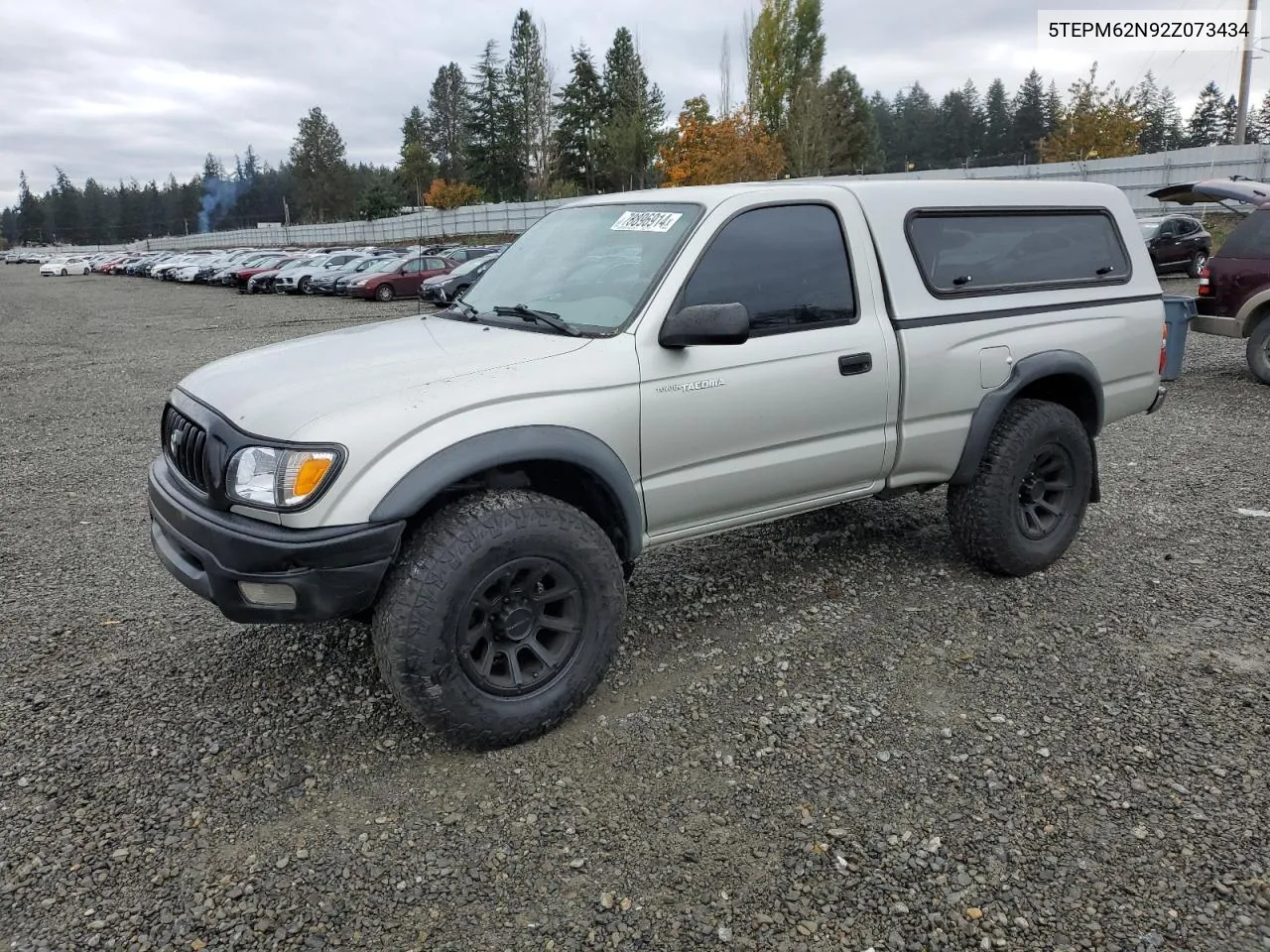 2002 Toyota Tacoma VIN: 5TEPM62N92Z073434 Lot: 78896914