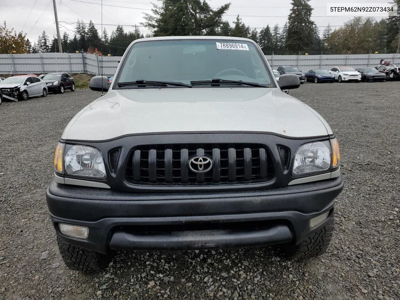 2002 Toyota Tacoma VIN: 5TEPM62N92Z073434 Lot: 78896914