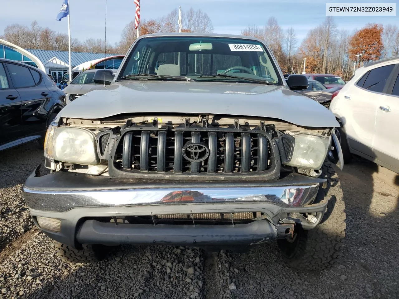 2002 Toyota Tacoma Xtracab VIN: 5TEWN72N32Z023949 Lot: 80614054