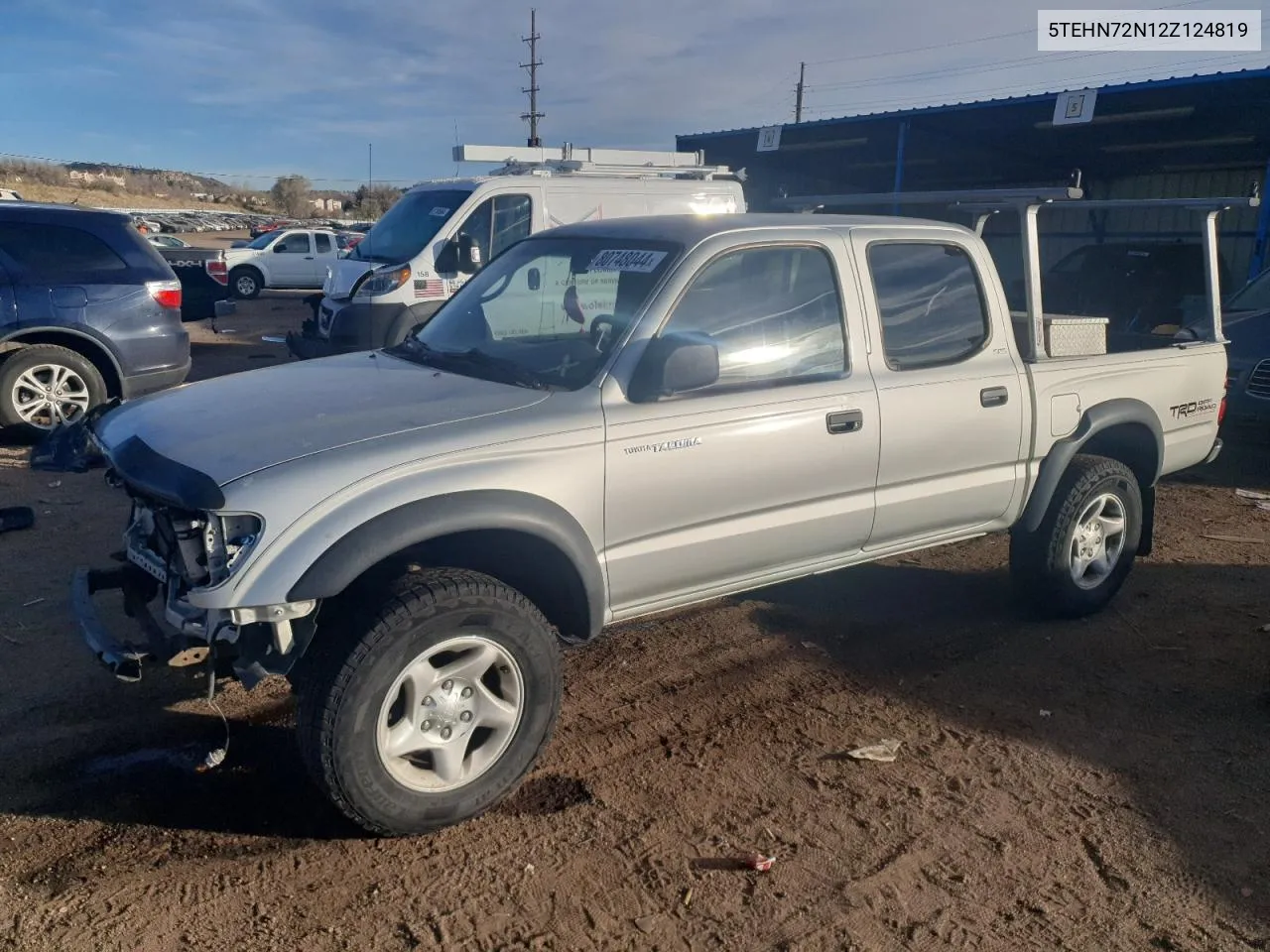 2002 Toyota Tacoma Double Cab VIN: 5TEHN72N12Z124819 Lot: 80748044