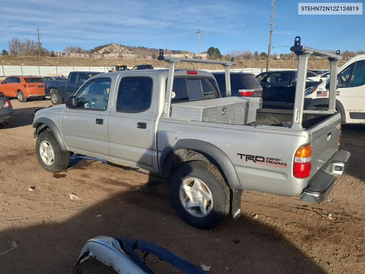 2002 Toyota Tacoma Double Cab VIN: 5TEHN72N12Z124819 Lot: 80748044