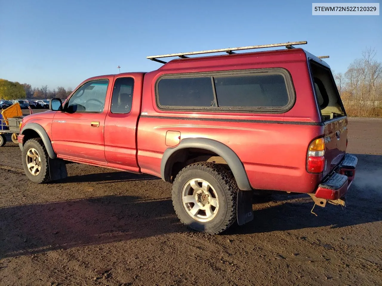 2002 Toyota Tacoma Xtracab VIN: 5TEWM72N52Z120329 Lot: 81603064