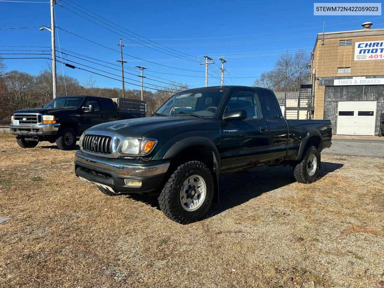 2002 Toyota Tacoma Xtracab VIN: 5TEWM72N42Z059023 Lot: 81735994