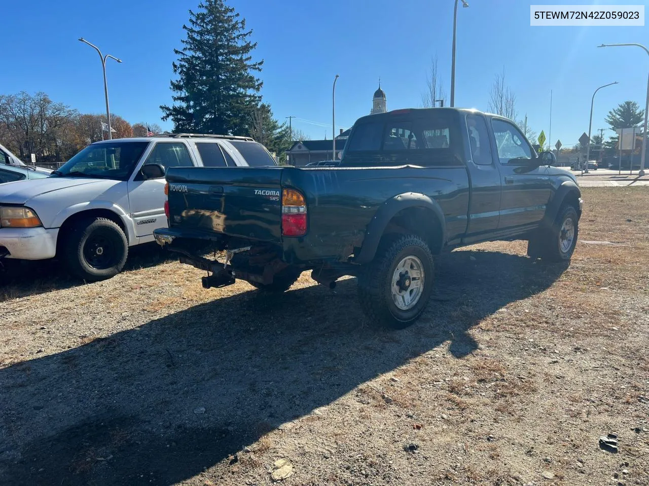 2002 Toyota Tacoma Xtracab VIN: 5TEWM72N42Z059023 Lot: 81735994