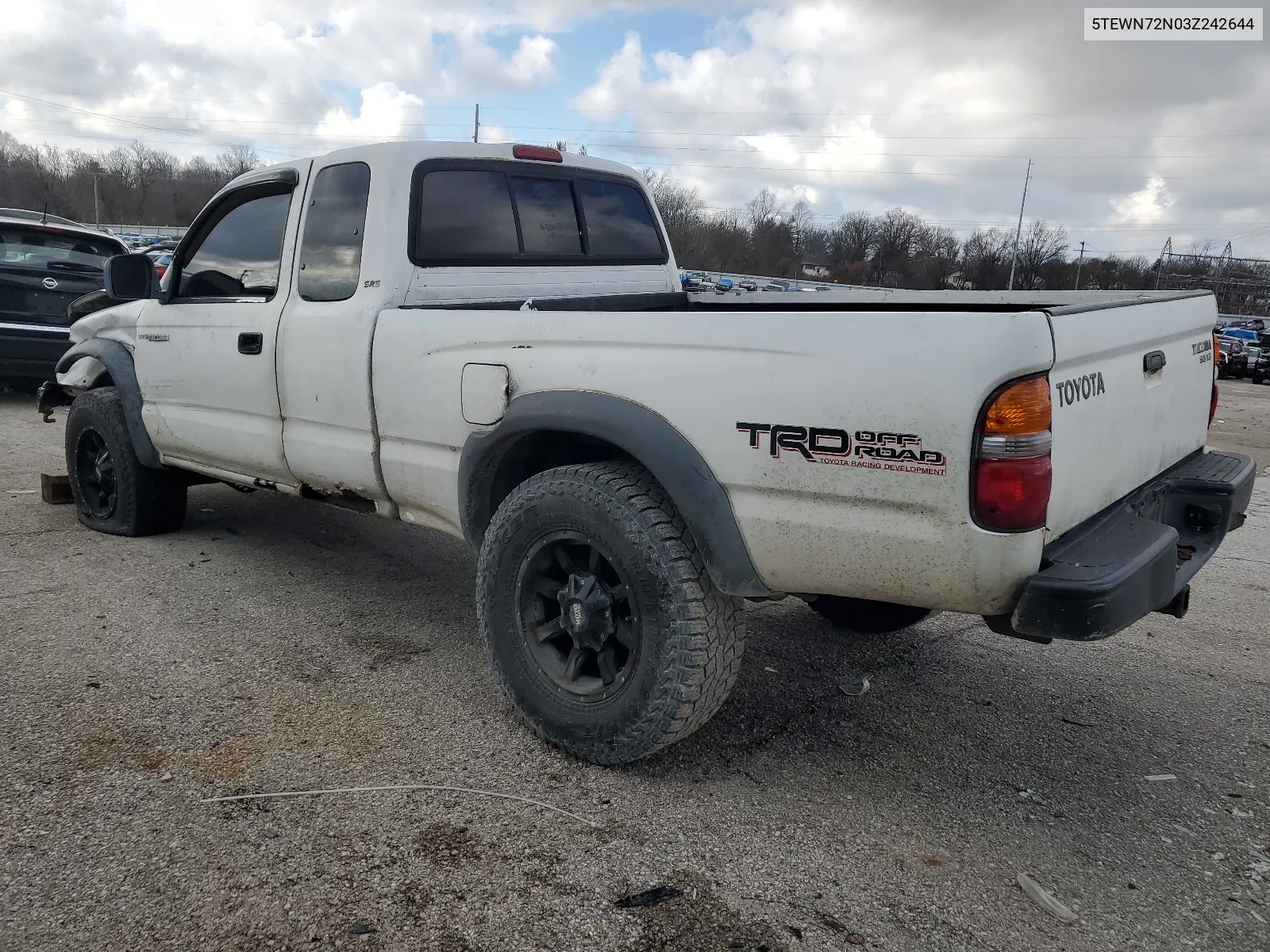 2003 Toyota Tacoma Xtracab VIN: 5TEWN72N03Z242644 Lot: 40455884