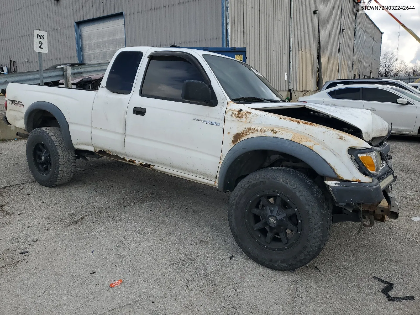 2003 Toyota Tacoma Xtracab VIN: 5TEWN72N03Z242644 Lot: 40455884