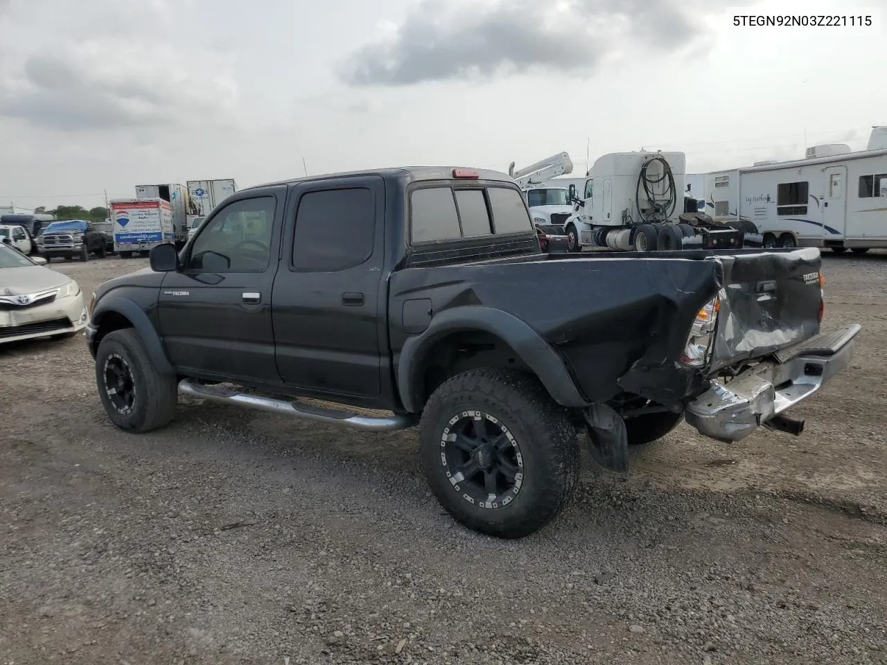 2003 Toyota Tacoma Double Cab Prerunner VIN: 5TEGN92N03Z221115 Lot: 56086774