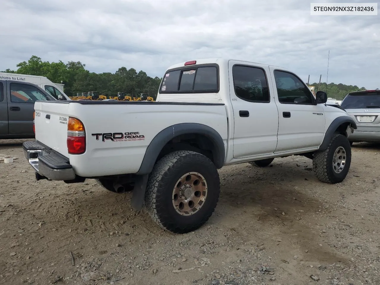 2003 Toyota Tacoma Double Cab Prerunner VIN: 5TEGN92NX3Z182436 Lot: 56130944