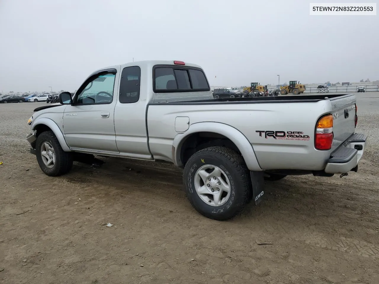 2003 Toyota Tacoma Xtracab VIN: 5TEWN72N83Z220553 Lot: 57941374