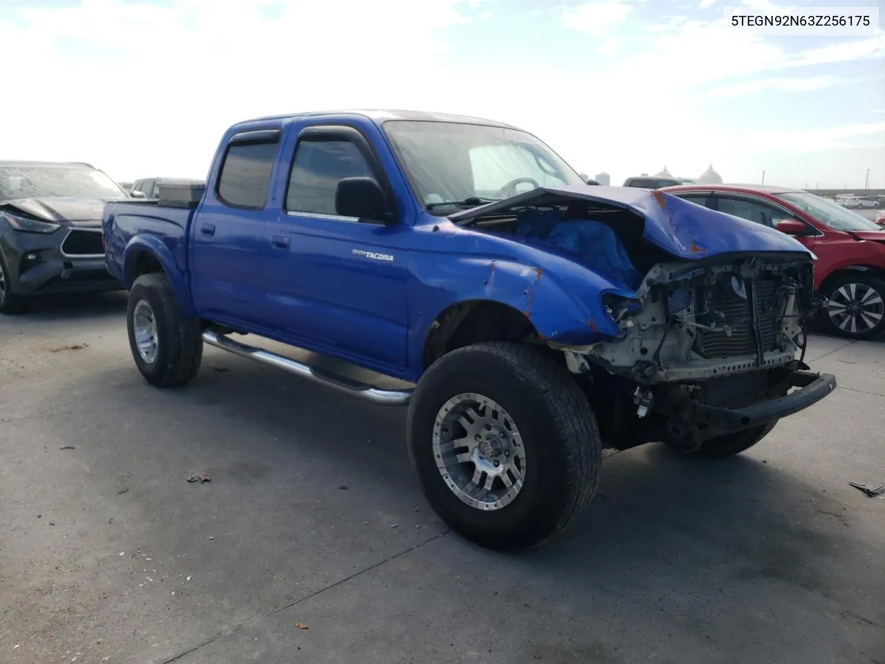 2003 Toyota Tacoma Double Cab Prerunner VIN: 5TEGN92N63Z256175 Lot: 58722634