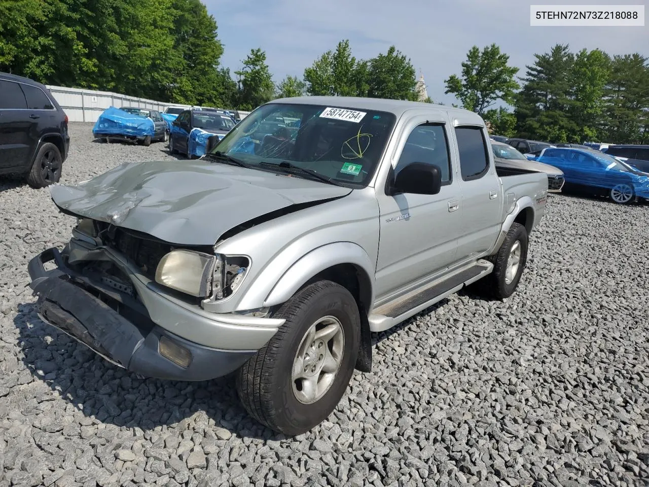 2003 Toyota Tacoma Double Cab VIN: 5TEHN72N73Z218088 Lot: 58747754