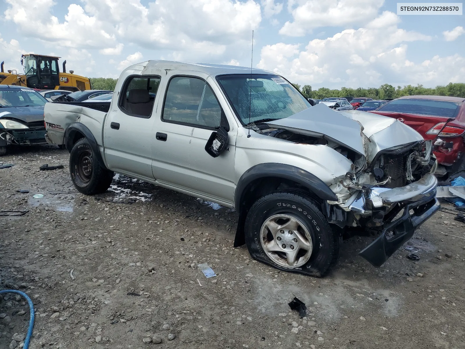 2003 Toyota Tacoma Double Cab Prerunner VIN: 5TEGN92N73Z288570 Lot: 59992054