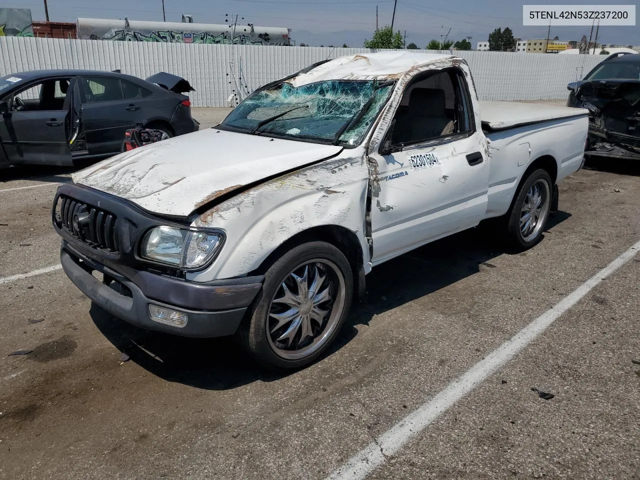 2003 Toyota Tacoma VIN: 5TENL42N53Z237200 Lot: 62301504