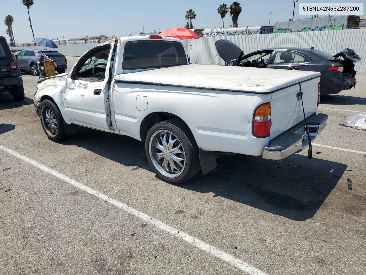 2003 Toyota Tacoma VIN: 5TENL42N53Z237200 Lot: 62301504