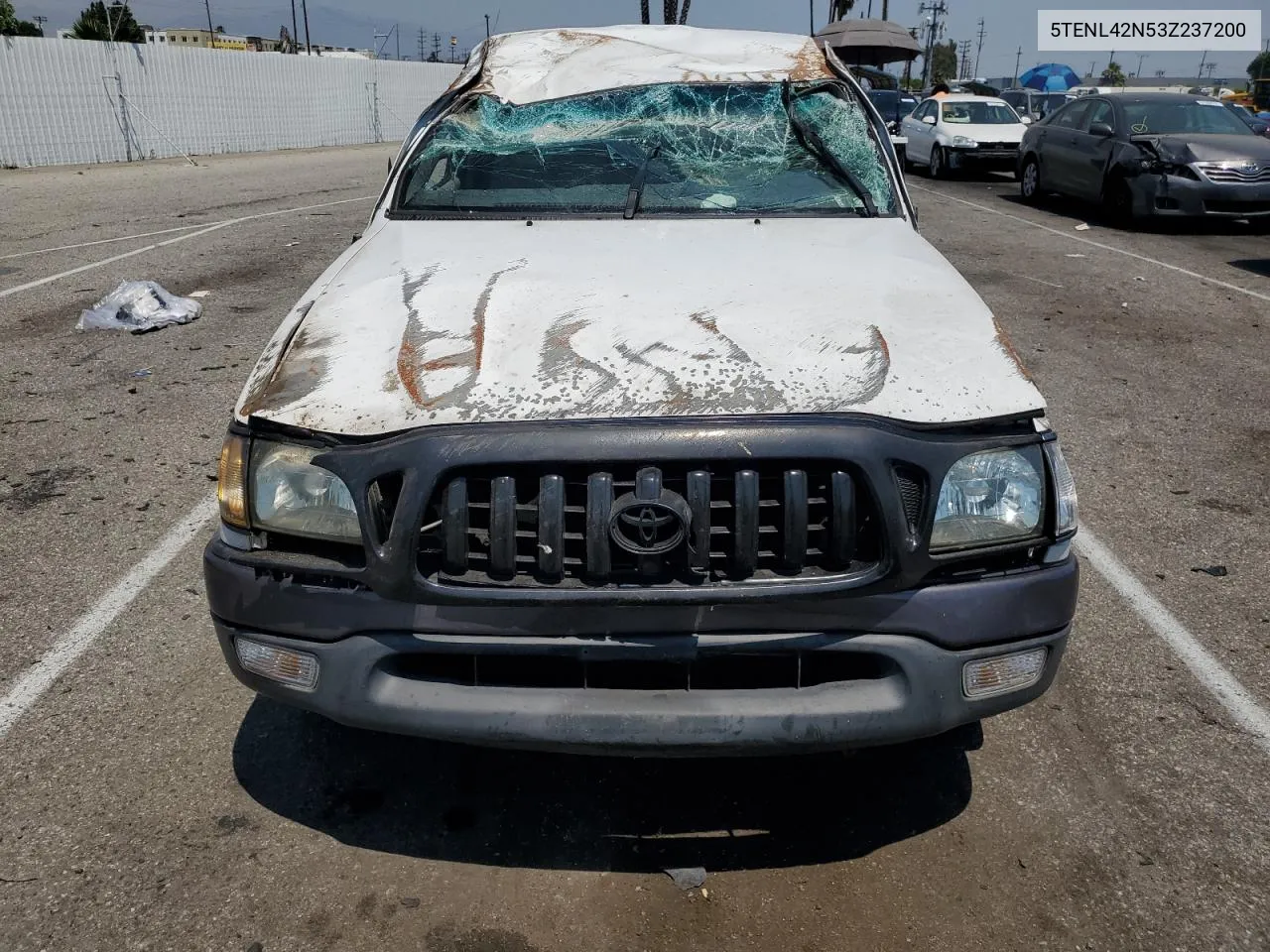 2003 Toyota Tacoma VIN: 5TENL42N53Z237200 Lot: 62301504