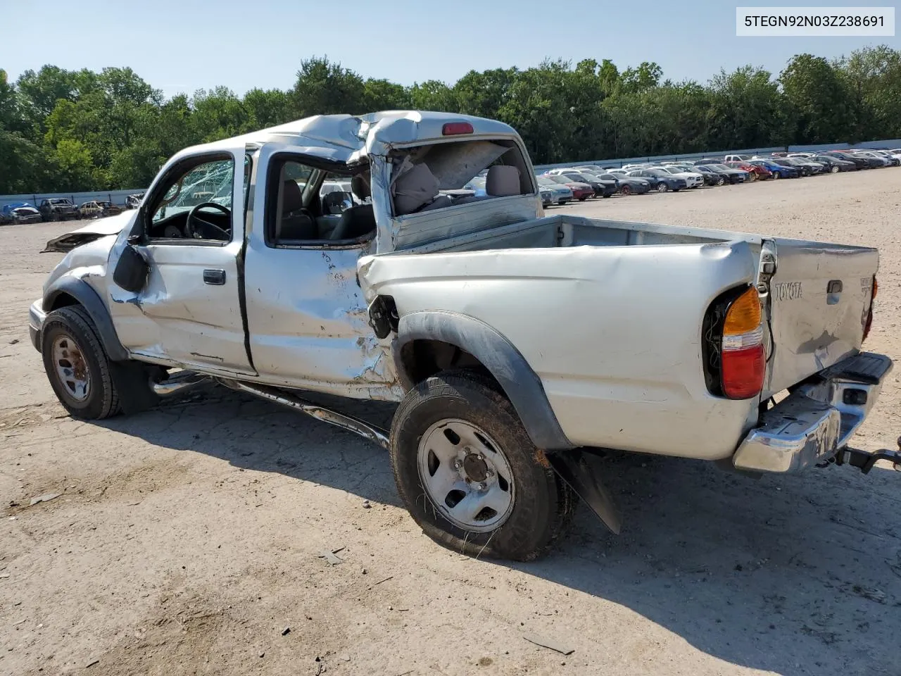 5TEGN92N03Z238691 2003 Toyota Tacoma Double Cab Prerunner