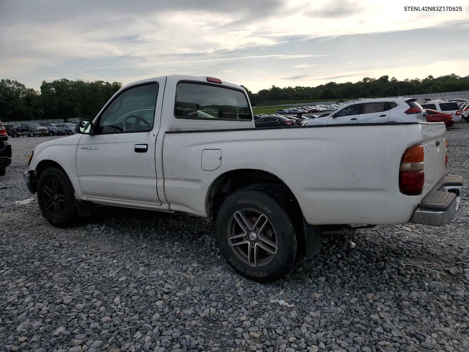 2003 Toyota Tacoma VIN: 5TENL42N83Z170625 Lot: 63854424