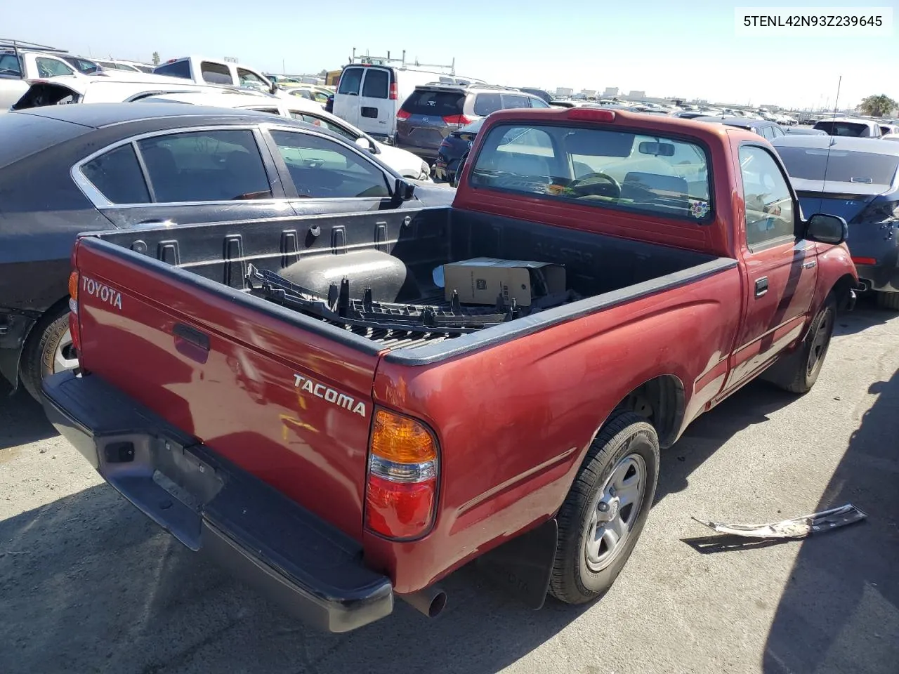 2003 Toyota Tacoma VIN: 5TENL42N93Z239645 Lot: 64679064