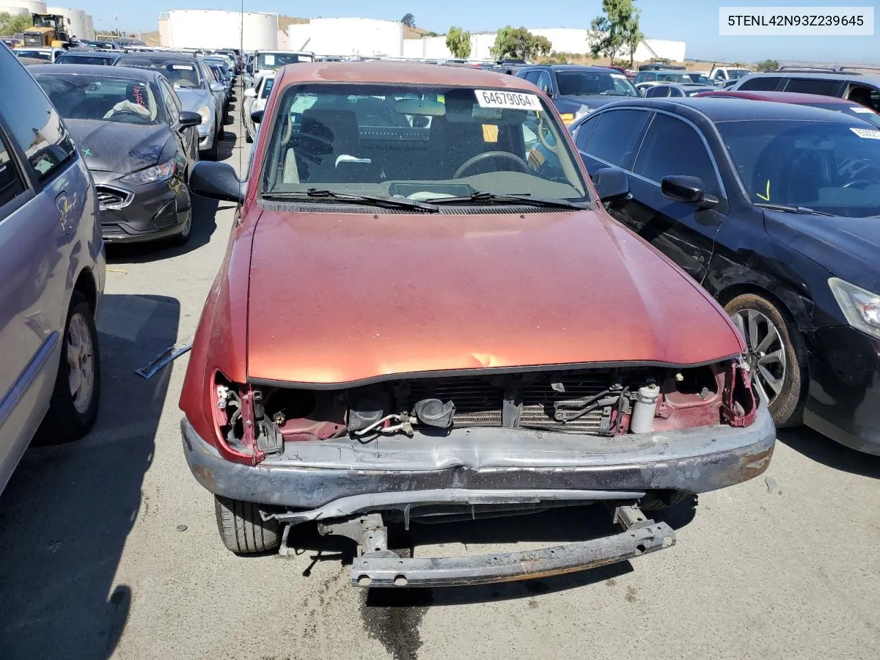 2003 Toyota Tacoma VIN: 5TENL42N93Z239645 Lot: 64679064