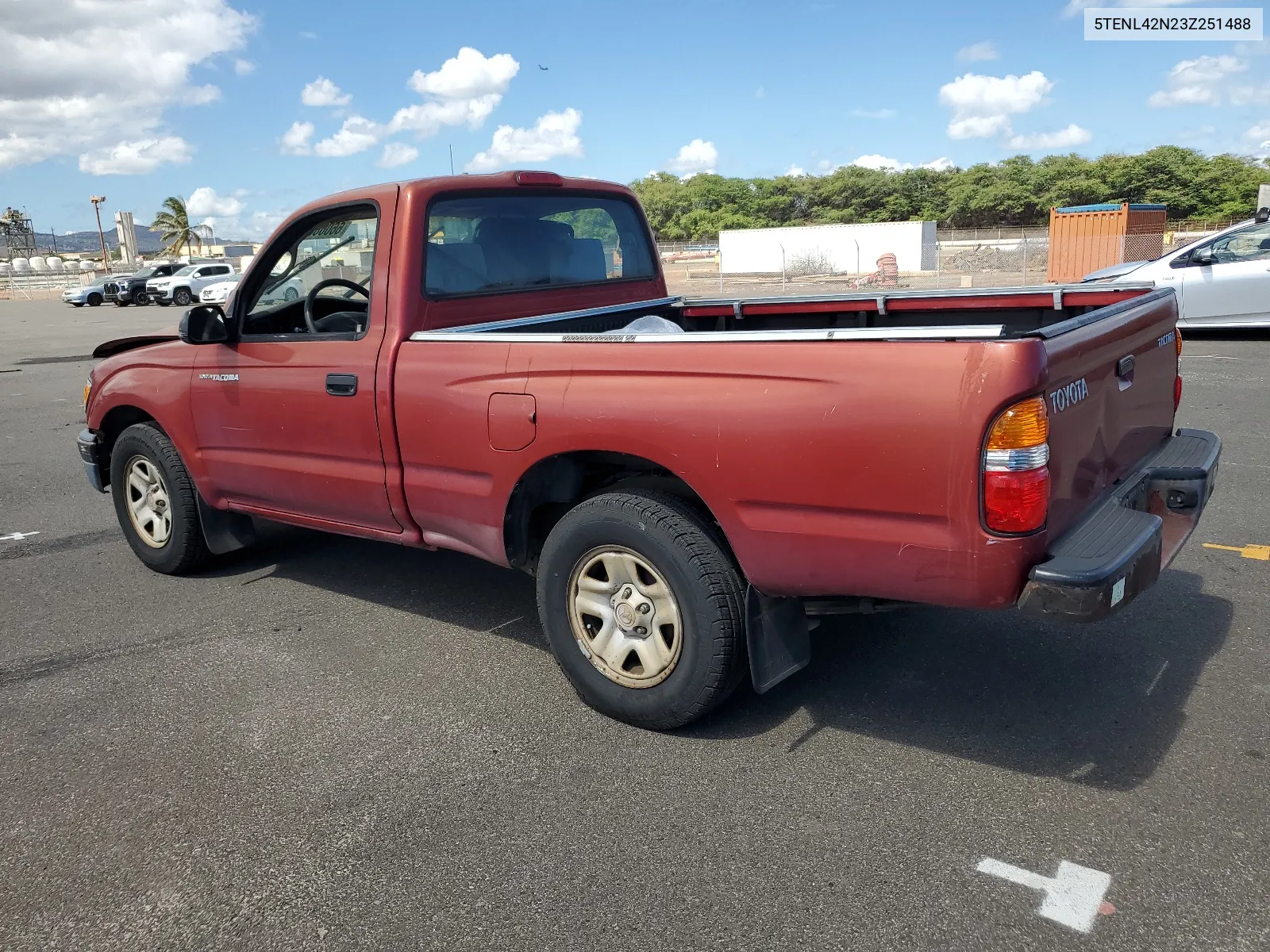 2003 Toyota Tacoma VIN: 5TENL42N23Z251488 Lot: 66008884