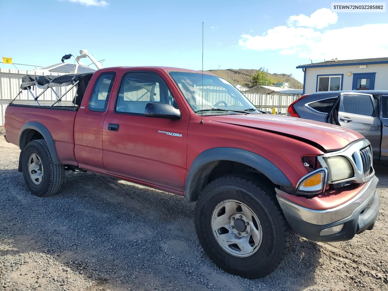 2003 Toyota Tacoma Xtracab VIN: 5TEWN72N03Z285882 Lot: 66235114