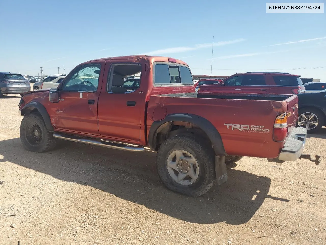 5TEHN72N83Z194724 2003 Toyota Tacoma Double Cab