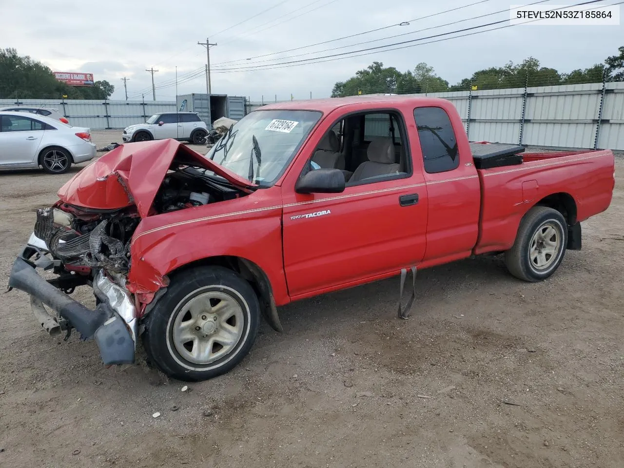 2003 Toyota Tacoma Xtracab VIN: 5TEVL52N53Z185864 Lot: 67329164