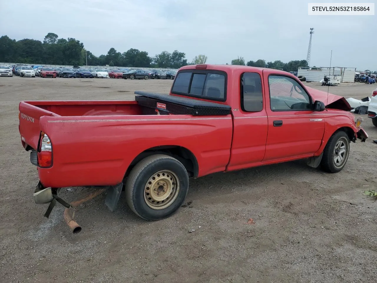 2003 Toyota Tacoma Xtracab VIN: 5TEVL52N53Z185864 Lot: 67329164