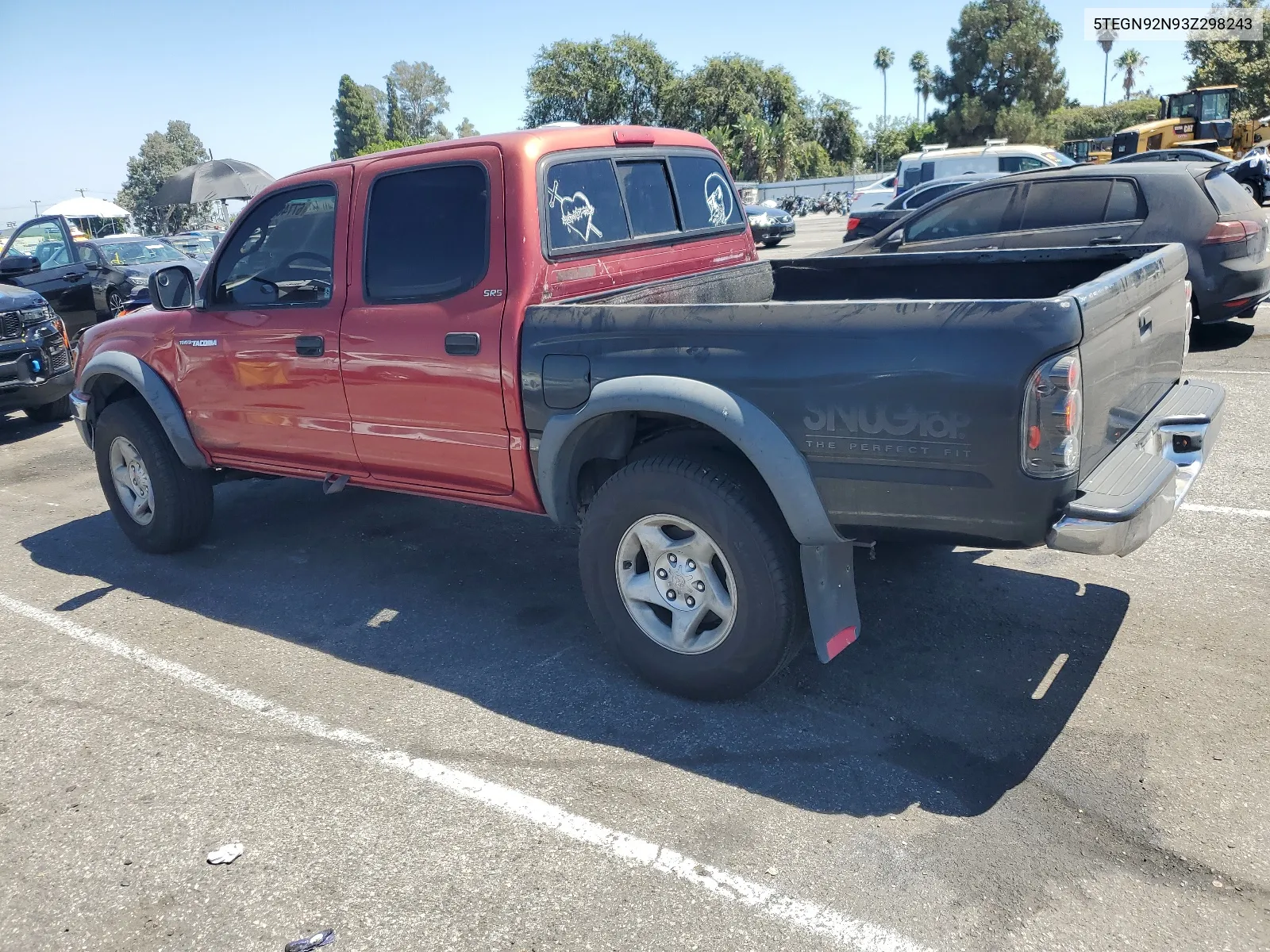 2003 Toyota Tacoma Double Cab Prerunner VIN: 5TEGN92N93Z298243 Lot: 67740764