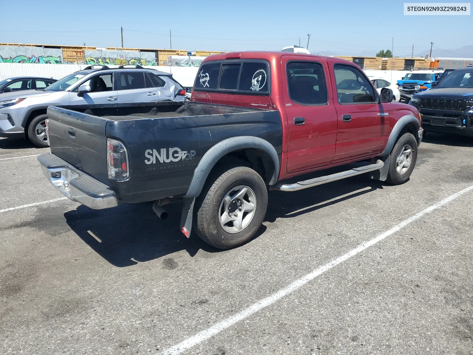 2003 Toyota Tacoma Double Cab Prerunner VIN: 5TEGN92N93Z298243 Lot: 67740764