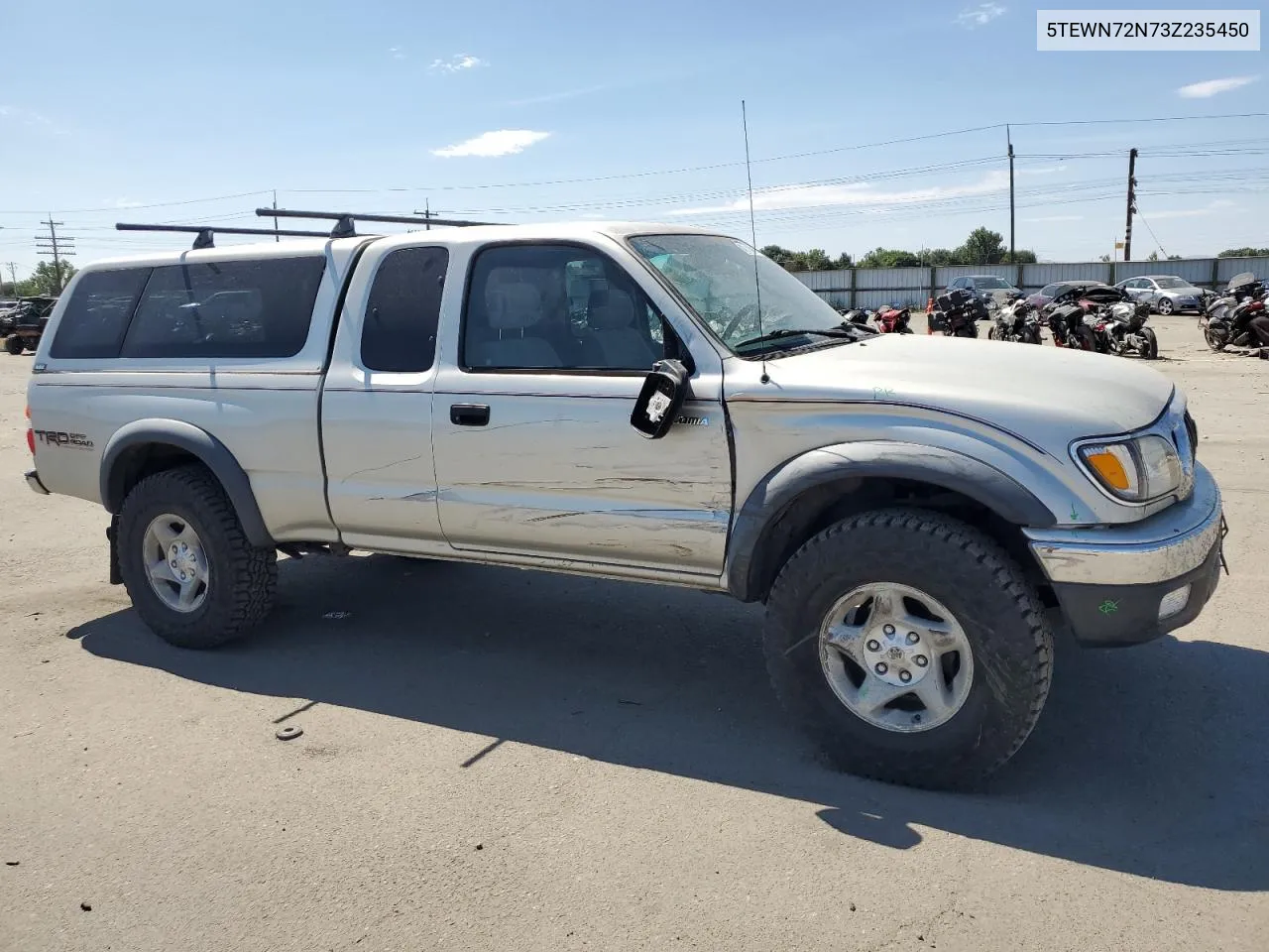 2003 Toyota Tacoma Xtracab VIN: 5TEWN72N73Z235450 Lot: 67773834