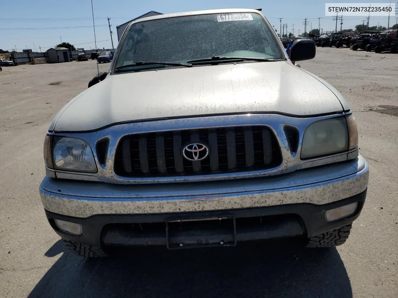 2003 Toyota Tacoma Xtracab VIN: 5TEWN72N73Z235450 Lot: 67773834