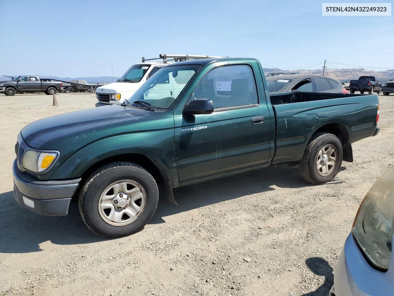 2003 Toyota Tacoma VIN: 5TENL42N43Z249323 Lot: 68154054