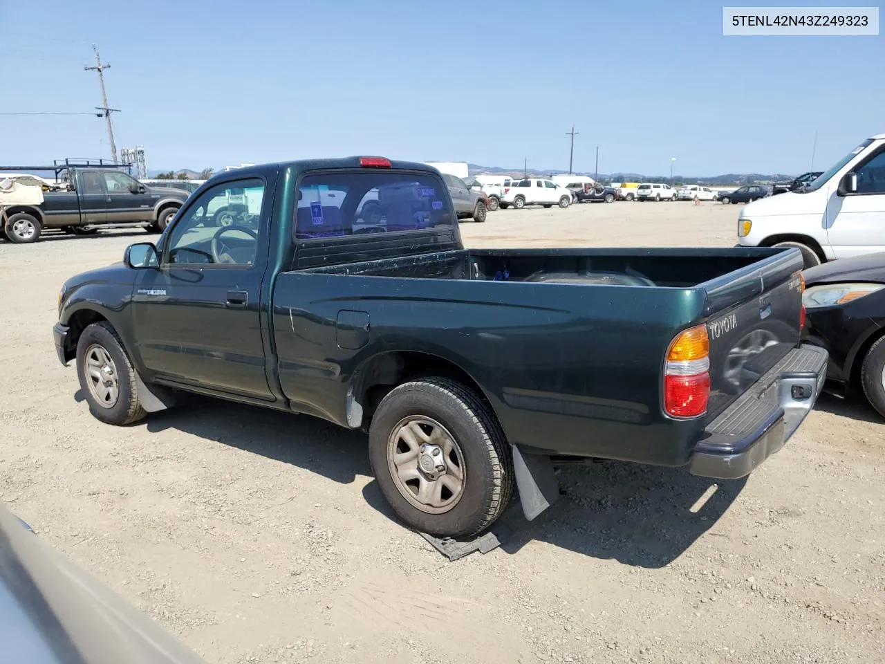 2003 Toyota Tacoma VIN: 5TENL42N43Z249323 Lot: 68154054