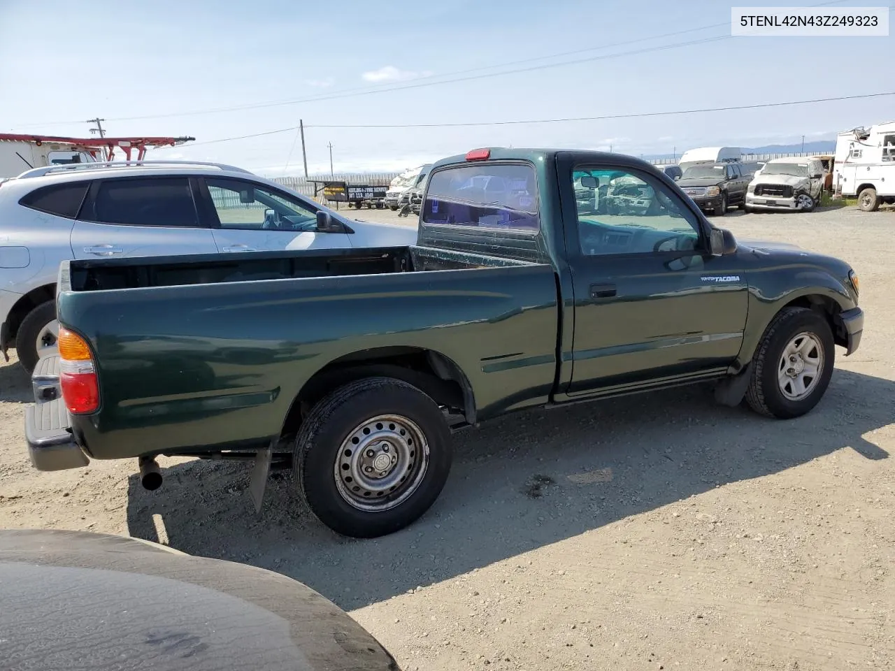 2003 Toyota Tacoma VIN: 5TENL42N43Z249323 Lot: 68154054