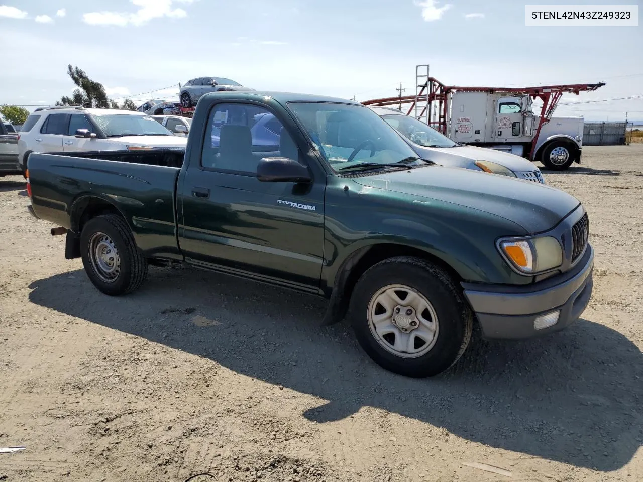 2003 Toyota Tacoma VIN: 5TENL42N43Z249323 Lot: 68154054