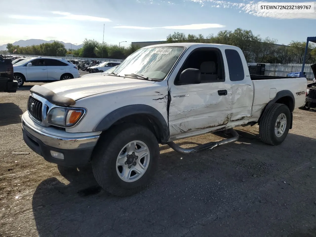 2003 Toyota Tacoma Xtracab VIN: 5TEWN72N23Z189767 Lot: 68461084