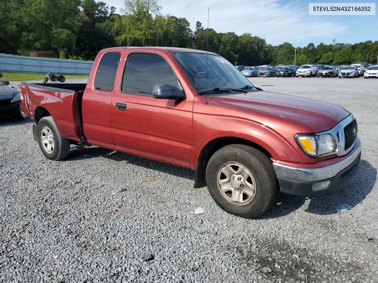 5TEVL52N43Z166352 2003 Toyota Tacoma Xtracab