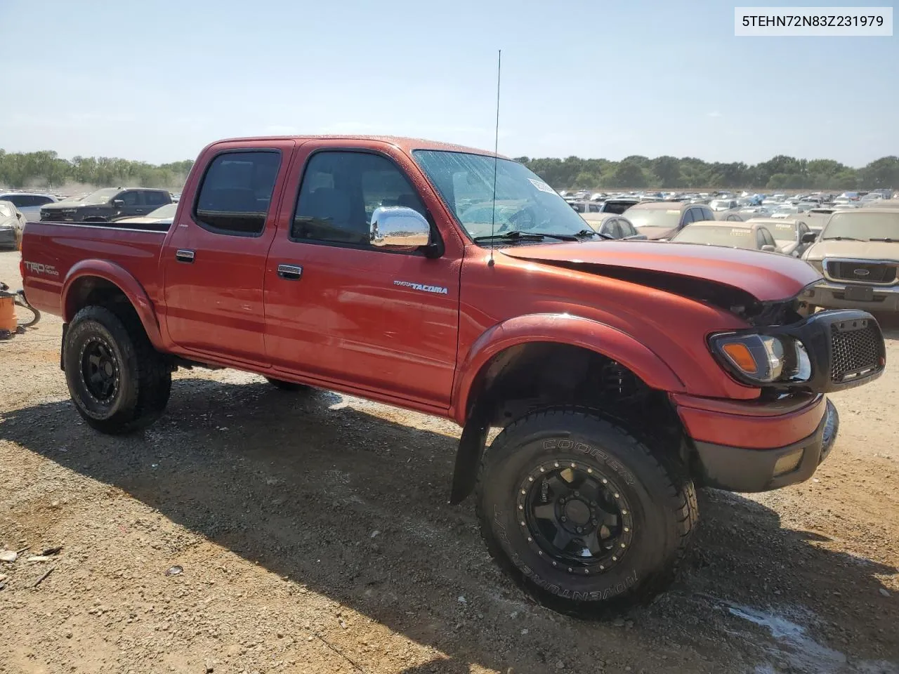 2003 Toyota Tacoma Double Cab VIN: 5TEHN72N83Z231979 Lot: 69333894